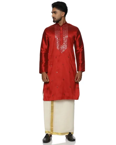 Maurya Vastra Brocade Kurta