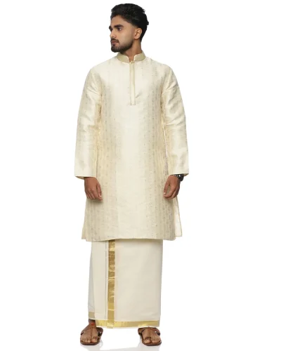 Maurya Vastra Ethnic Brocade Long Kurta
