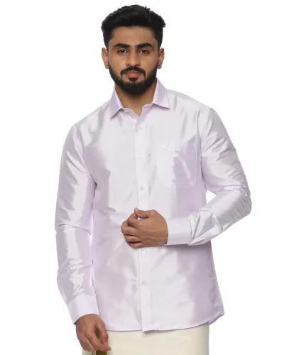 Warrior Ivory Lustre Silk Shirt