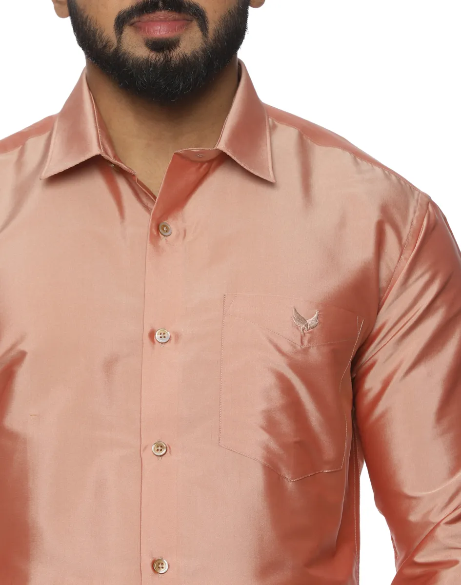 Warrior Peach Full Sleeve Shirt - House of Cocoon (1)