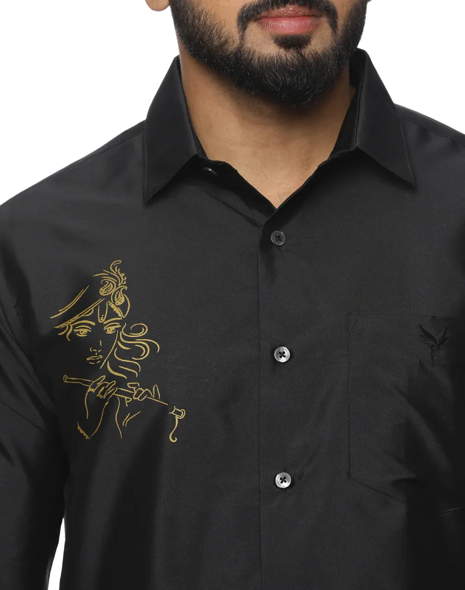 Warrior Printed Full Sleeve Shirt - House of Cocoon (5)