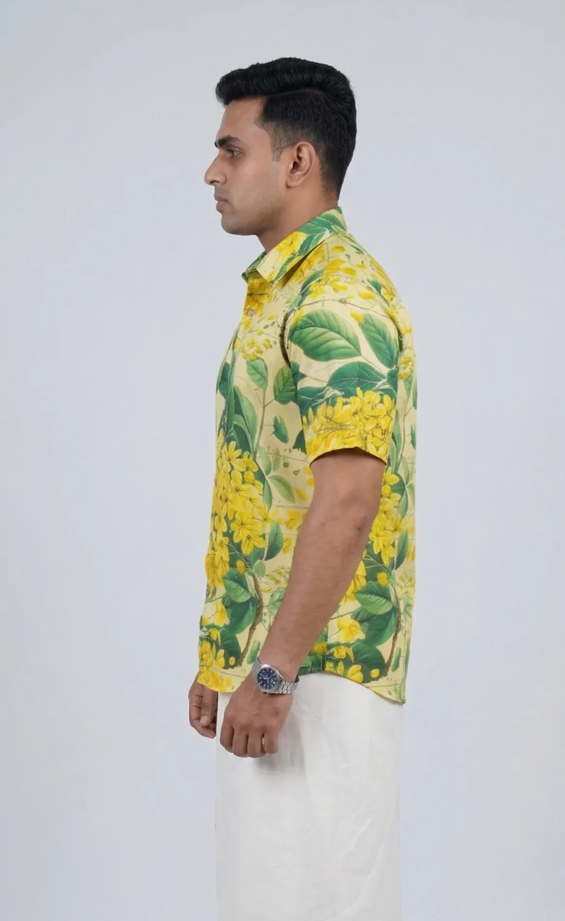 Vishu special kanikonna printed shirt (3)
