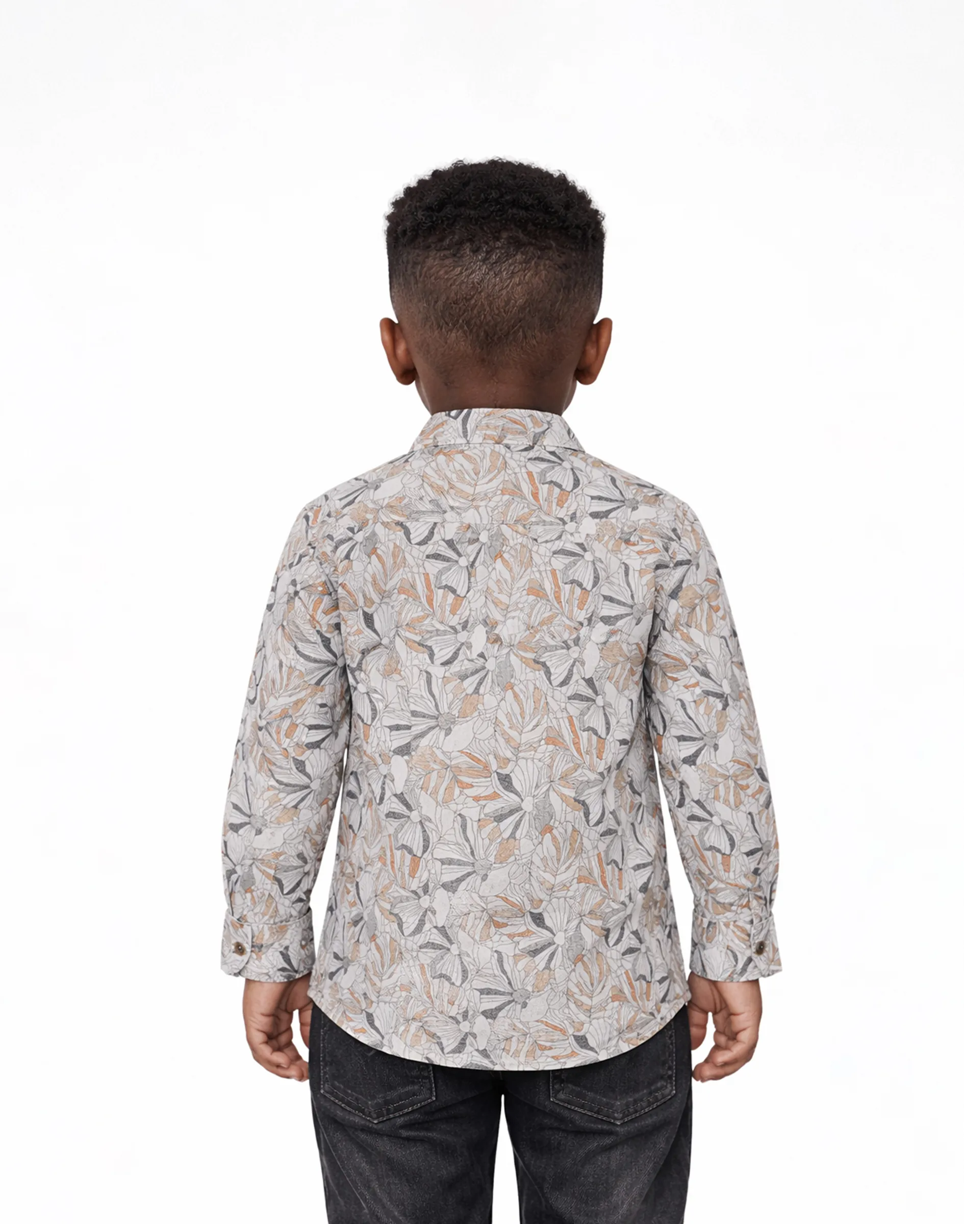 Warrior Kid’s Floral Print Urban Kurta (2)