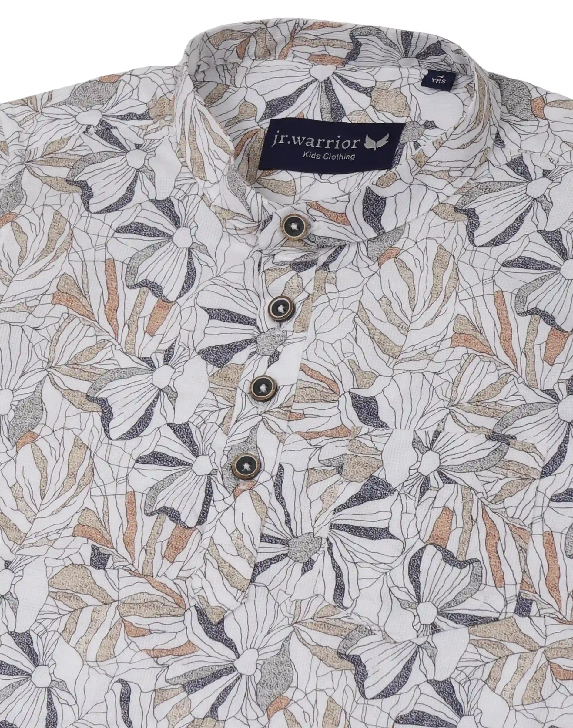 Warrior Kid’s Floral Print Urban Kurta (3)