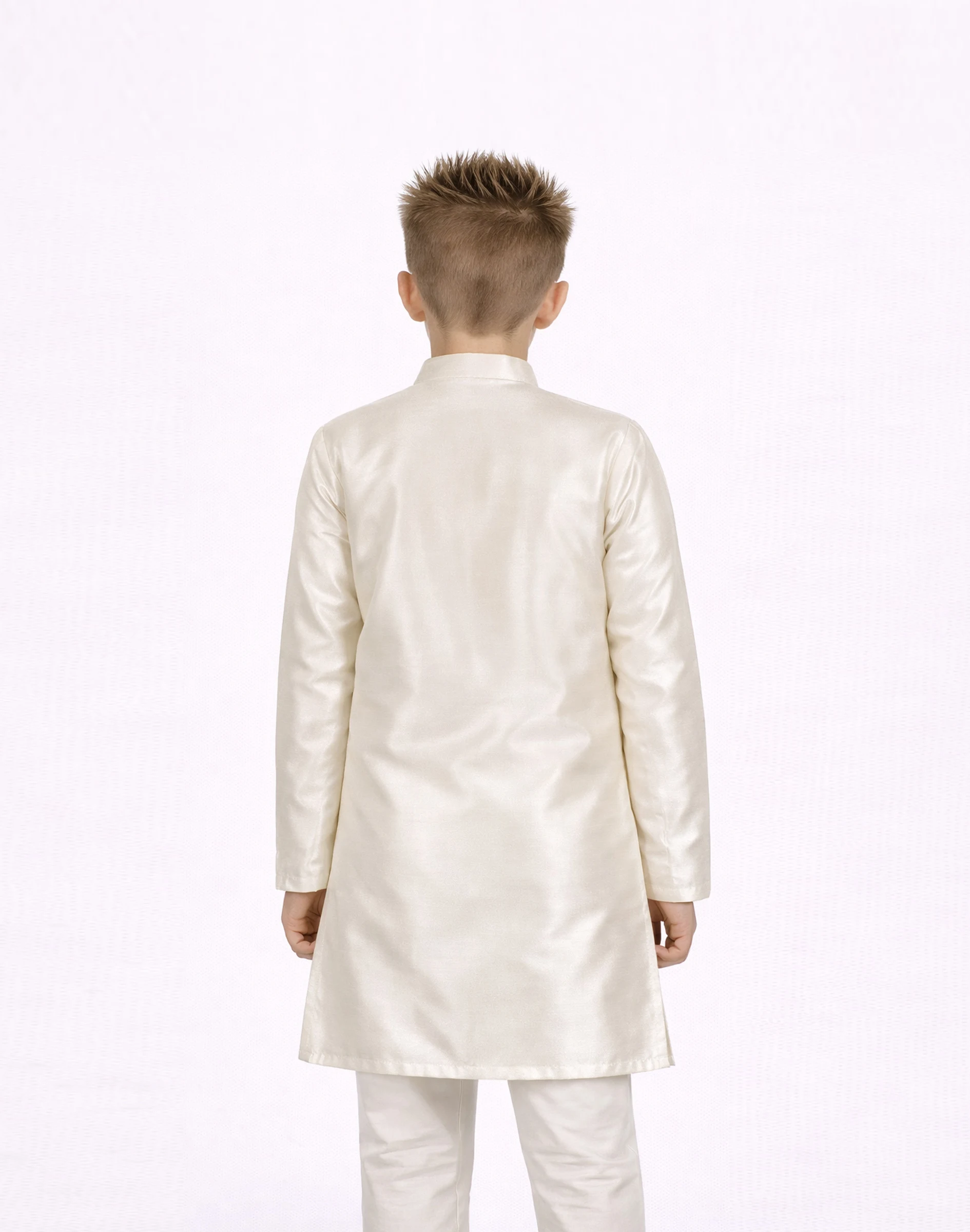 Scotwilson Boys Ivory Classic Festive Kurta (2)