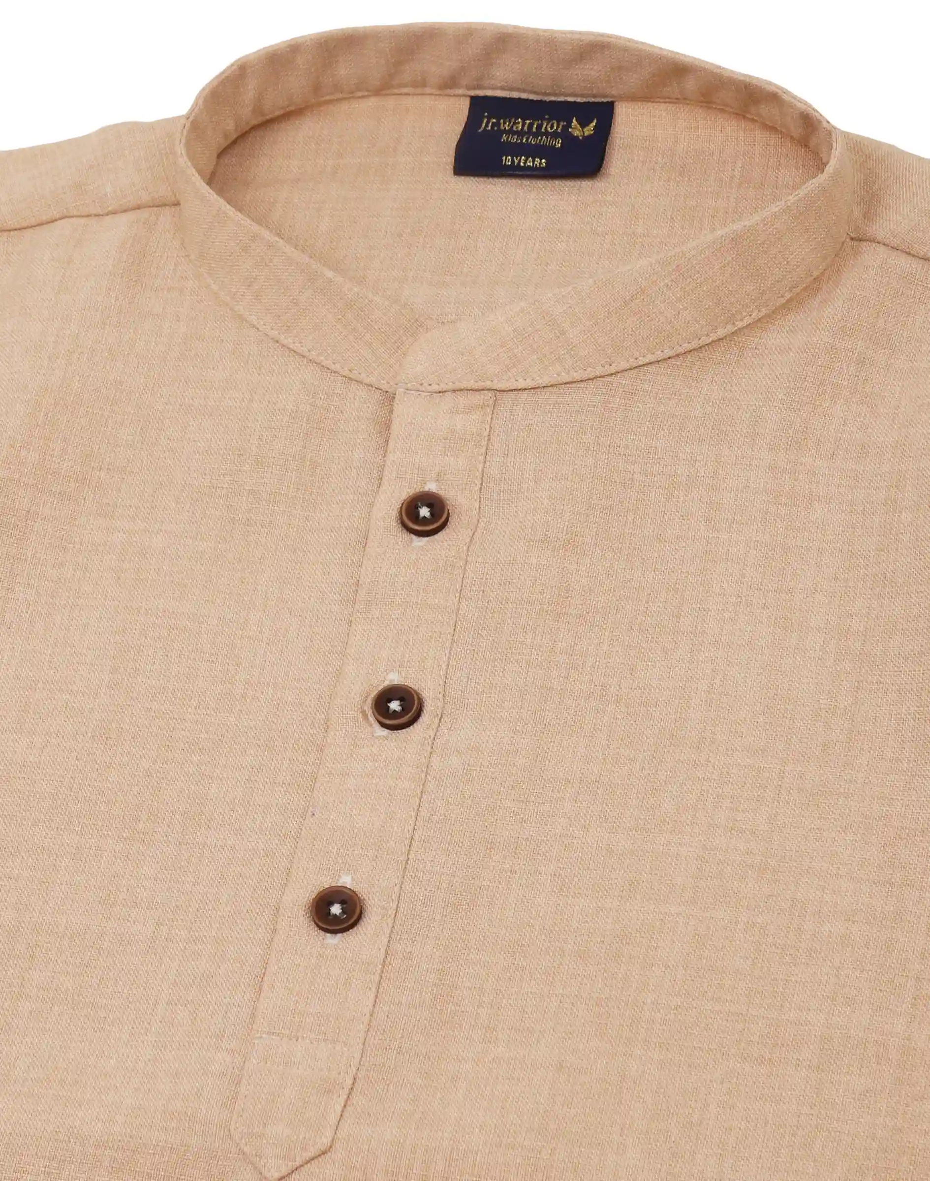 Warrior Beige Kids Kurta – Timeless Festive Wear (3)