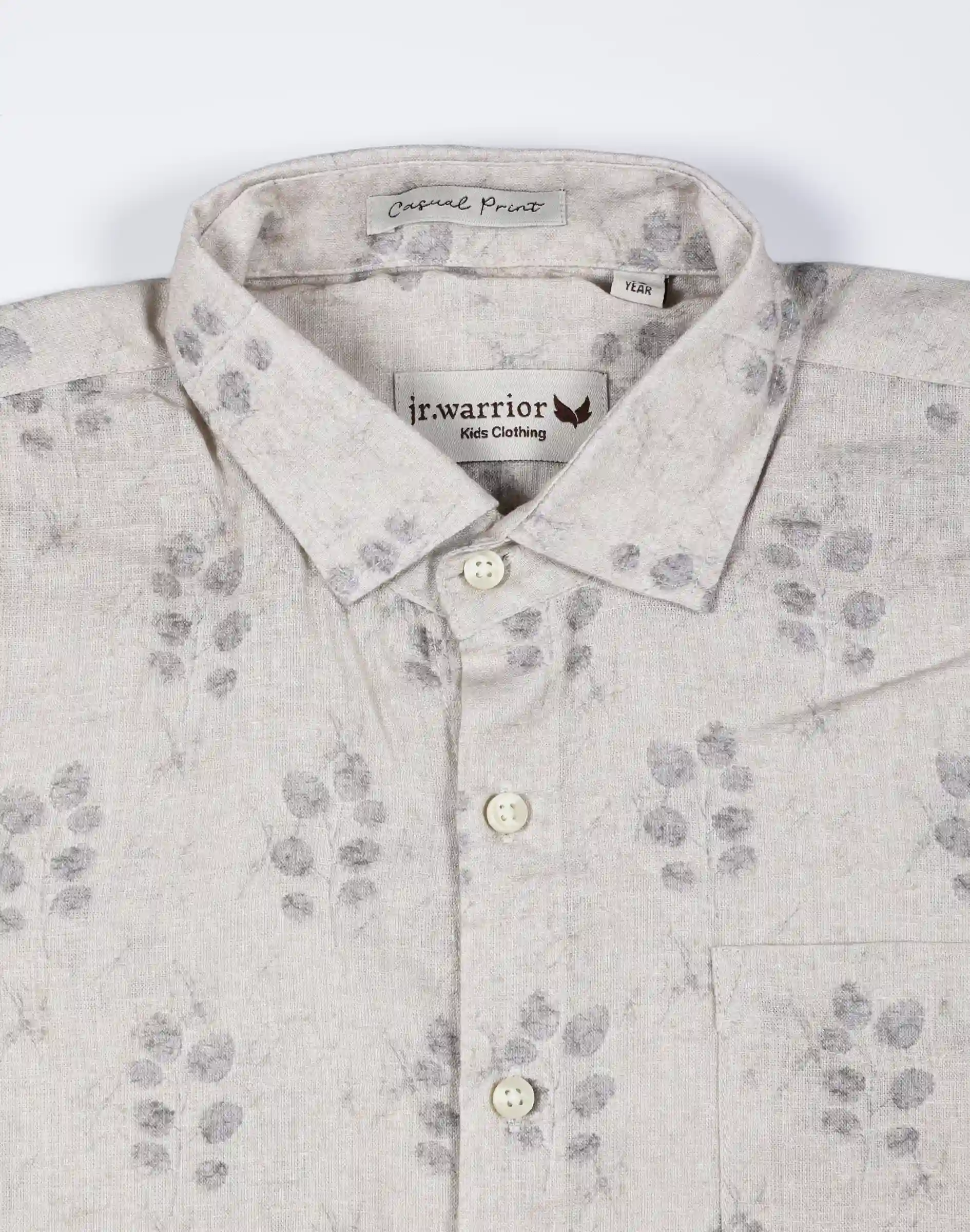 Warrior Kids Ash Bloom Printed Half Sleeve Shirt (1)
