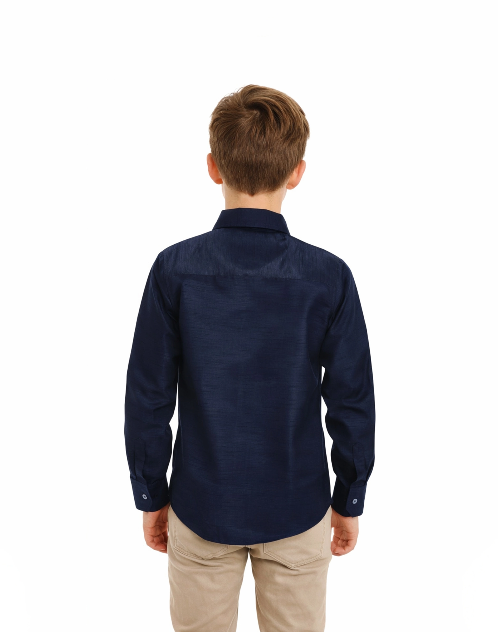 Warrior Kids Navy Blue Classic Full Sleeve Shirt (2)