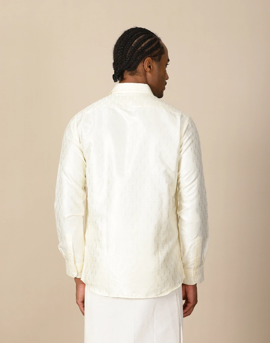 Maurya Vastra Regal Brocade Full Sleeve Shirt (2)