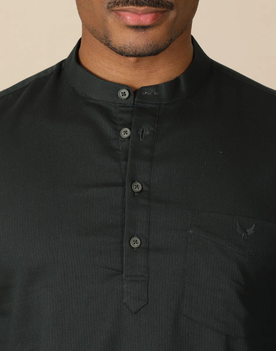 Warrior Dark Green Urban Kurta (3)