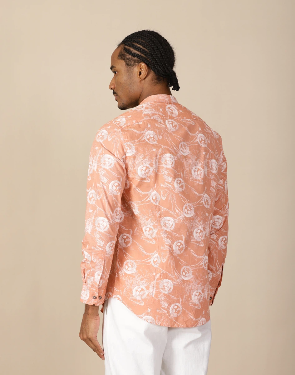 Warrior Peach Bloom Urban Kurta (2)