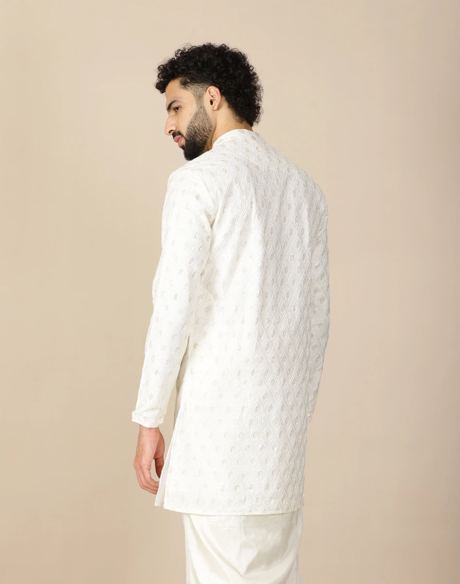 Maurya Vastra White Premium Kurta (3)