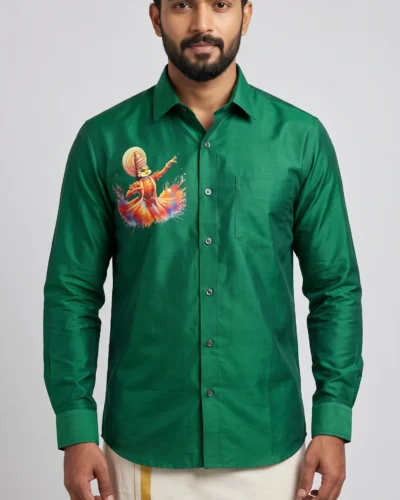 Onam Classic Kathakali Printed Full Sleeve Shirt