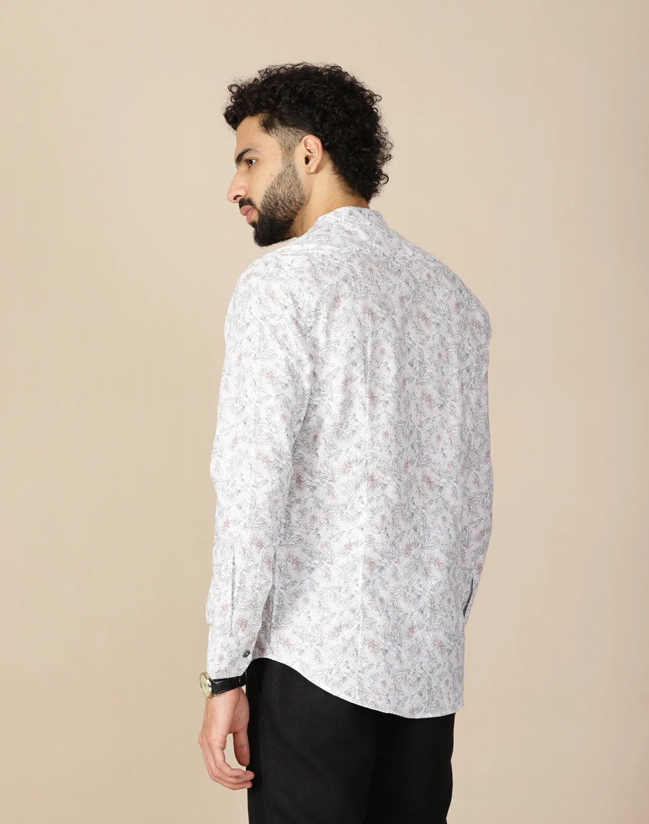 Warrior Classic Cream Cotton Urban Kurta (3)