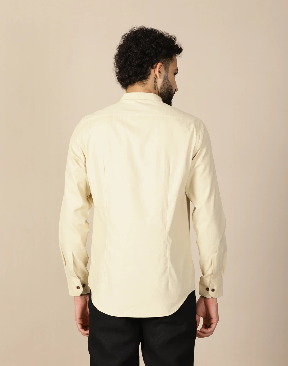 Warrior Classic Cream Cotton Urban Kurta (4)