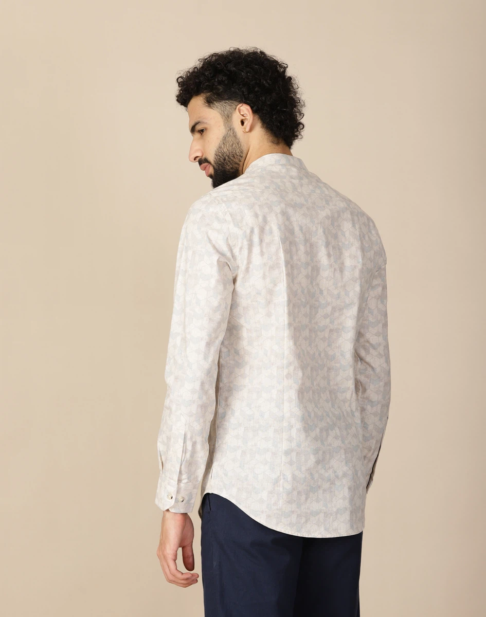 Warrior Ivory Casual Cotton Kurta (5)