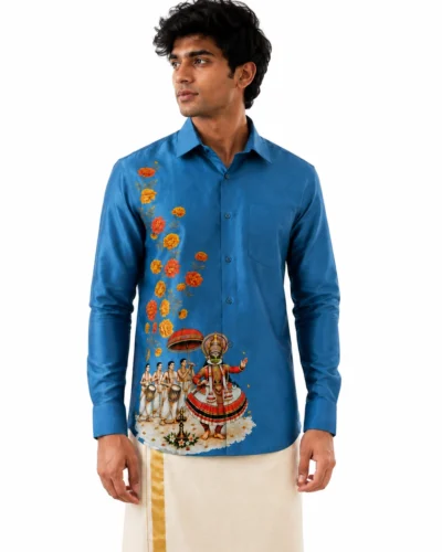 Onam Kathakali Bloom Warrior Full Sleeve Shirt