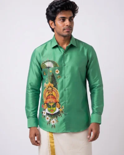 Onam  Kathakali Printed Full Sleeve Warrior Shirt